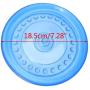 Plastic Flying Disc Toy - for All Dogs Dogs – Soft Natural Rubber for Safety – Color Azúl Fácilmente Visible – Pet Training Flying Saucer Interactive Toys