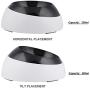 Tylu Elevated 15° Adjustable Tilted Pet Water & Food Bowls Non-Skid Dog Double Bowl BPA Free Raised Dog Bowls with Stand Tilt Angle Feeding Bowls Non-Spill Pet Feeder Dish
