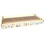 SHUTAO Chic Red House Suit Corrugated Paper Pet Cat Toy Grinding Claws Plate with Catnip Earthy