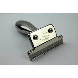 DeShedding comb - perfect tool for grooming dog & cat hair * THE ORIGINAL WOOFIE WAND * is a beautiful, lightweight, UNBREAKABLE stainless steel handle de-shedding brush - for small, medium & large pets with long, thick or short fur! A sturdy blad