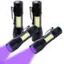 KunHe Black Light Mini Small and Lantern Combo Usb Rechargeable UV Flashlights 395 nm Ultraviolet Blacklight Detector for Dog Urine Pet Stains and Bed Bug (Pack 4) KunHe Black Light Mini Small and Lantern Combo Usb Rechargeable UV Flashlights 395 nm Ultraviolet Blacklight Detector for Dog Urine Pet Stains and Bed Bug (Pack 4)