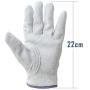 XIONGG Animal Handling Gloves Bite Proof, 8.6 Inch Durable Bite Resistant Gloves for Bathing, Grooming, Handling Dog Cat Bird Snake