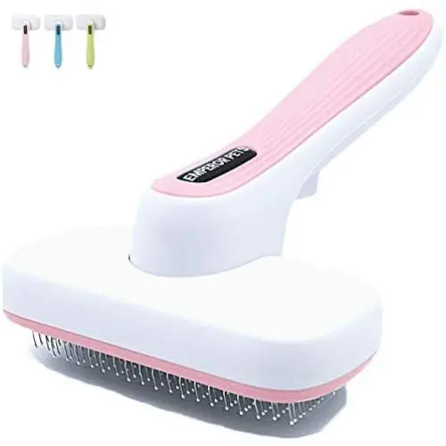 Emperor Pets Self Cleaning Slicker Brush for Dogs & Cats - Removes Tangled Hair, Undercoat Brush for Dogs, Dog Grooming Brush, Great Dog Brush for Shedding Long Hair Dog Brush Long Hair Cat Brush Emperor Pets Self Cleaning Slicker Brush for Dogs & Cats - Removes Tangled Hair, Undercoat Brush for Dogs, Dog Grooming Brush, Great Dog Brush for Shedding Long Hair Dog Brush Long Hair Cat Brush