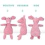 Vovodog Dog Toys Plush Dog Toys, Dog Chew Toys Pet Squeaky Toys with Squeakers - Crinkle Dog Toys for Small Medium Large Dogs