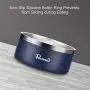 Felixmuc Dog Bowl Stainless Steel Dog Water Bowl Non-Slip Dog Food Bowls Pet Feeder Bowls for Large Medium Dogs Cats, Holds 64 Ounces Felixmuc Dog Bowl Stainless Steel Dog Water Bowl Non-Slip Dog Food Bowls Pet Feeder Bowls for Large Medium Dogs Cats, Holds 64 Ounces