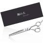 7.0'' Pet Grooming Scissors,Curved Scissors/Thinning Shears,Made of Japanese 440C Stainless Steel, Strong and Durable for Pet Groomer or Family DIY Use