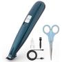 BASEIN Pet Foot Hair Clippers with Led Light, Professional Pet Hair Trimmers, Pet Grooming Kit, Low Noise, USB Rechargeable, Electric Clippers for Hair Around Face, Eyes, Ears, Rump, Paws