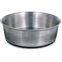 ProSelect Stainless Steel Dog Bowl with Rubber Base, 4-1/2-Inch, 9-Ounce
