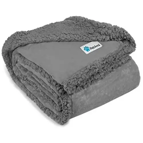 PetAmi Waterproof Dog Blanket for Bed, Couch, Sofa | Waterproof Dog Bed Cover for Large Dogs, Puppies | Sherpa Fleece Pet Blanket Furniture Protector | Reversible Microfiber PetAmi Waterproof Dog Blanket for Bed, Couch, Sofa | Waterproof Dog Bed Cover for Large Dogs, Puppies | Sherpa Fleece Pet Blanket Furniture Protector | Reversible Microfiber