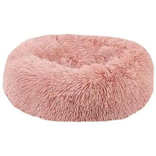 XIAJIE Pet Bed, Fluffy Luxe Soft Plush Round Cat and Dog Bed, Donut Cat and Dog Cushion Bed, Self-Warming and Improved Sleep, Orthopedic Relief Shag Faux Fur Bed Cushion XIAJIE Pet Bed, Fluffy Luxe Soft Plush Round Cat and Dog Bed, Donut Cat and Dog Cushion Bed, Self-Warming and Improved Sleep, Orthopedic Relief Shag Faux Fur Bed Cushion