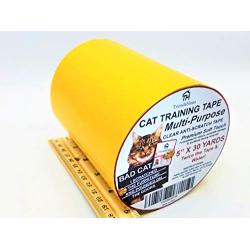 TrendsHaus Cat Training Tape Scratch Deterrent Furniture Protection (Clear 5'' X 30 Yards) Extra-Wide Multi-Purpose Couch Protection from Scratching