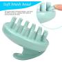HQDeal Soft Silicone Washable Brush for Pets Shower and Massgae, Grooming Comb for Shedding Pets Hair Gently Remove Loose Fur for Small Animals with Short or Long Hair