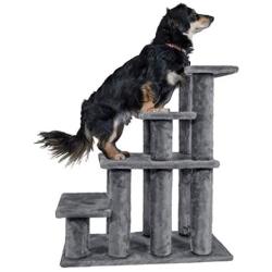 Furhaven Pet - Steady Paws Furniture Assist Multi-Step Dog Stairs for High Beds & Couch for Dogs & Cats - Multiple Heights & Colors