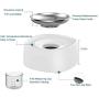 Laifug Stainless Elevated Cat Bowl Non Slip Cat Feeding Bowls for Cat and Kitten,Cat Weight Loss Bowl, Veterinarian Recommended