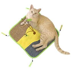 Kitty City SP-0778-CS01 Wobble Play Mat, Cat Toy, Scratching Mat, Cat Scratching Toy, Large