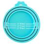 DYBEN Pet Can Covers/Universal BPA Free & Dishwasher Safe/Silicone Pet Food Can Lid Covers