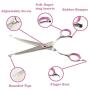 Dog Grooming Scissors Curved 7 Inch Stainless Steel with Safety Round Tips Professional Pet Grooming Shears for Dogs and Cats