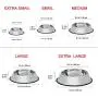 WEDAWN Stainless Steel Dog Bowls,Cat Bowl Water and Food with Rubber Base,Puppy Dishes 8oz 16oz 26oz 30oz for Small/ Medium/ Large Dogs, Cats, Rabbit and Kitten (Set of 2) WEDAWN Stainless Steel Dog Bowls,Cat Bowl Water and Food with Rubber Base,Puppy Dishes 8oz 16oz 26oz 30oz for Small/ Medium/ Large Dogs, Cats, Rabbit and Kitten (Set of 2)