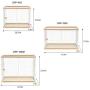 IRIS USA 589735 OPP-1280 Wire Open Pet Pen, Large, White