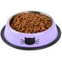 Legendog Cat Bowl Pet Bowl Stainless Steel Cat Food Water Bowl with Non-Slip Rubber Base Small Pet Bowl Cat Feeding Bowls Set of 3