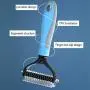 Pet Grooming Tool-Double-Sided Inner Hair rake for Dogs and Cats to Safely and Effectively Remove mats and Tangled decontamination Combs Without Any More Annoying Shedding or Flying Hair Pet Grooming Tool-Double-Sided Inner Hair rake for Dogs and Cats to Safely and Effectively Remove mats and Tangled decontamination Combs Without Any More Annoying Shedding or Flying Hair