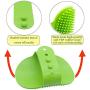 KEKU 2 pet Grooming Bath Brushes, Soothing Massage Rubber Comb, with Adjustable Ring Handle, 1 Toy Ball, let Pets add More Fun, Suitable for Long and Short Hair Cats and Dogs