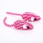 Studyset 1PC Interactive Cat Toys,Funny Cat Stretch Line Mouse Shaped Interactive Toy for Pet Exercise Accessories Random Color 13.5cm