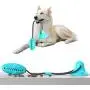 WeTest Interactive Dog Ropes Toy Molar Chew Toy, Self-Playing Rubber Ball Toy with Suction Cup for Pet Teeth Cleaning, Blue (LJ-JSL-110101) WeTest Interactive Dog Ropes Toy Molar Chew Toy, Self-Playing Rubber Ball Toy with Suction Cup for Pet Teeth Cleaning, Blue (LJ-JSL-110101)