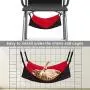 RayCC Ajustable Cat Hammock Cat Bed Sleeping Hammock Hanging Cage Chair Hammock for Cat Small Dogs (Red and Black) RayCC Ajustable Cat Hammock Cat Bed Sleeping Hammock Hanging Cage Chair Hammock for Cat Small Dogs (Red and Black)