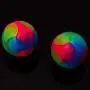 4 Pieces LED Light up Dog Balls Flashing Elastic Ball LED Molar Ball Glowing Ball Pet Color Light Ball Interactive Toys for Cats, Dogs (2.2 Inches)
