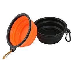 Vivifying Collapsible Dog Bowls, BPA Free Foldable Travel Dog Bowl for Feed and Water