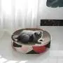 ComSaf Cat Scratcher Cardboard, Oval Corrugated Scratch Pad, Cat Scratching Lounge Bed, Durable Recycle Board for Furniture Protection, Cat Scratcher Bowl, Cat Kitty Training Toy ComSaf Cat Scratcher Cardboard, Oval Corrugated Scratch Pad, Cat Scratching Lounge Bed, Durable Recycle Board for Furniture Protection, Cat Scratcher Bowl, Cat Kitty Training Toy