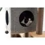 PetPals Three-Level Elevated Cat Tree Condo with Massage & Particle Board, Grey (PP18502) PetPals Three-Level Elevated Cat Tree Condo with Massage & Particle Board, Grey (PP18502)