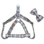 Lionet Paws Dog Harness with Bowtie Cotton No-Pull Adjustable Pet Harness with Metal Buckle for Small Medium Large Dogs Lionet Paws Dog Harness with Bowtie Cotton No-Pull Adjustable Pet Harness with Metal Buckle for Small Medium Large Dogs