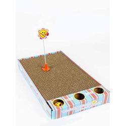 Wei&H Cat Scratch Board. Pets, Swing Bells, Grabbing Boards, Small Ball Corrugated Paper, cat Claws Toys