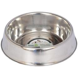 Iconic Pet 64 oz/ 8 Cup Anti Ant Stainless Steel Non Skid Pet Food/Water Bowl - Noise Free Ant Resistant Dog/Cat Feeding Bowl with Unique Design & Rubber Base Makes It an Elegant Ant Proof Dish