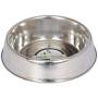 Iconic Pet 32 oz/ 4 Cup Anti Ant Stainless Steel Non Skid Pet Food/Water Bowl - Noise Free Ant Resistant Dog/Cat Feeding Bowl with Unique Design & Rubber Base Makes It an Elegant Ant Proof Dish