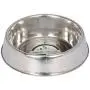 Iconic Pet 16 oz/ 2 Cup Anti Ant Stainless Steel Non Skid Pet Food/Water Bowl - Noise Free Ant Resistant Dog/Cat Feeding Bowl with Unique Design & Rubber Base Makes It an Elegant Ant Proof Dish