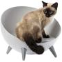 PawsMark Plastic Bowl Shaped Chair Sofa Sleeping Bed House Lounge for Cats