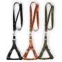 CHBORLESS Dog Leashes and Harness Set Durable Thickened Alloy Buckle Adjustable Dog Harness Polyester Dog Leash for Medium Large Dogs