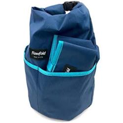Flowfold Trailmate Food Bag & Travel Bowl - Ultralight & Durable Travel Set - Roll Top Feed Bag - Collapsible Bowl