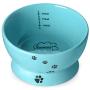 Y YHY Raised Dog Bowls, Elevated Dog Bowls, Cermaic Dog Cat Bowls for Food and Water, Pet Bowls for Small to Medium Dogs and Cat, Prevent Neck Pain, Anti Slip Feet