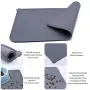 TORQPRO Pet Food Mats Waterproof Anti-Slip Silicone Pet Bowl Drinking Mat Feeding Mats for Dog and Cat Non-Toxic Pet Supplies