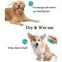 SyoLin 2 in 1 Pet Brush Bath Massage Brush,Shampoo Dispenser for Pet Grooming,Deshedding Soft Silicone Bristles Perfect for Washing,Massaging Hair,Remove Loose Fur (white)