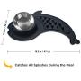 KEKS Dog Bowls Slow Feeder - No Spill Silicone Stand & Stainless Steel Dog Food & Water Feeder Set for Small Dogs Cats Puppy Kittens Pet