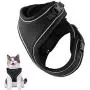 MUDINPET Cat Harness Escape Proof, Kitten Mesh Vest Harness, Adjustable Reflective Comfortable Soft Cat Chest Harness MUDINPET Cat Harness Escape Proof, Kitten Mesh Vest Harness, Adjustable Reflective Comfortable Soft Cat Chest Harness