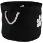 Bone Dry Pet Storage Collection Collapsible Bin, Medium Round, Black Bone Dry Pet Storage Collection Collapsible Bin, Medium Round, Black