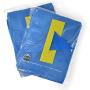 Doggie Walk Bags Dog Waste Bags with Easy Tie Handles, Extra Thick and Strong Poop Bags for Dogs, Easy Dispensing and Leak Proof, 140 Doggy Bags, 7 x 5 x 17 Inches with Gusseted Sides, Blue (96095)