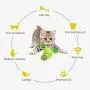 Ttzz Cat Windmill Toy, Three-Headed Windmill Cat Toys with Suction Cup Interactive Toy for Pet Ttzz Cat Windmill Toy, Three-Headed Windmill Cat Toys with Suction Cup Interactive Toy for Pet