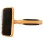 Bass Brushes Medium Slicker Style Pet Brush with Bamboo Wood Handle and Rubber Grips Bass Brushes Medium Slicker Style Pet Brush with Bamboo Wood Handle and Rubber Grips